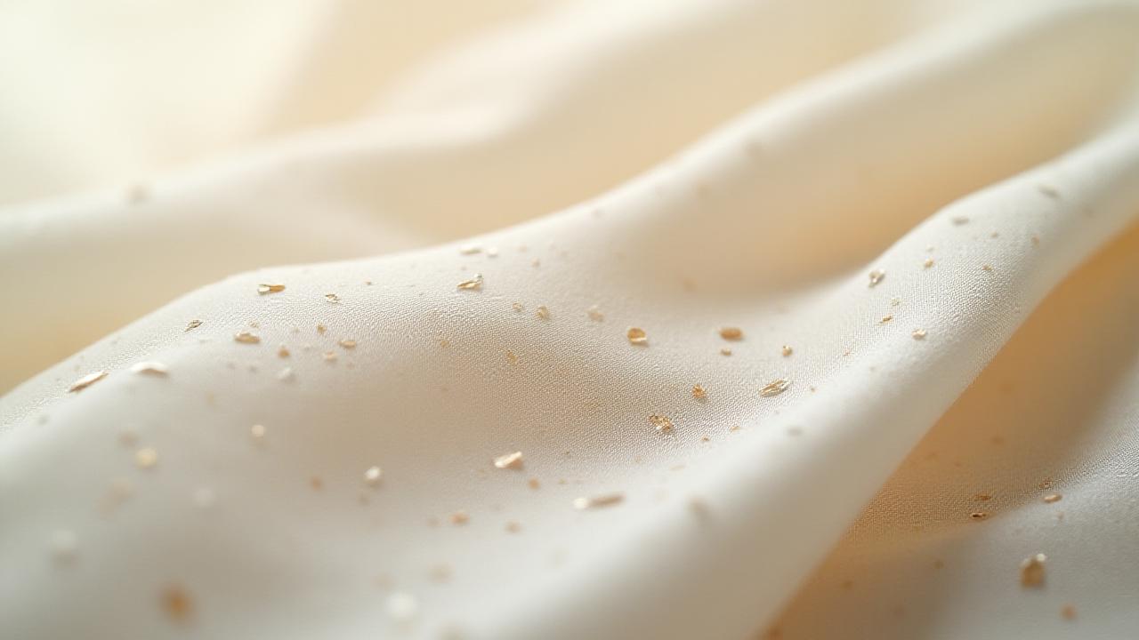 日本のシルクのテクスチャ、光沢と柔らかさ